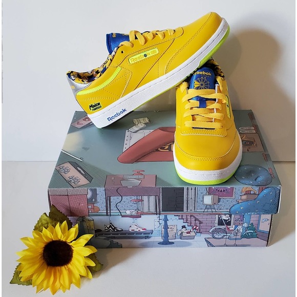 Reebok Illuminations Minion's X Club C 'Minions' - US Size 5 - Picture 1 of 6
